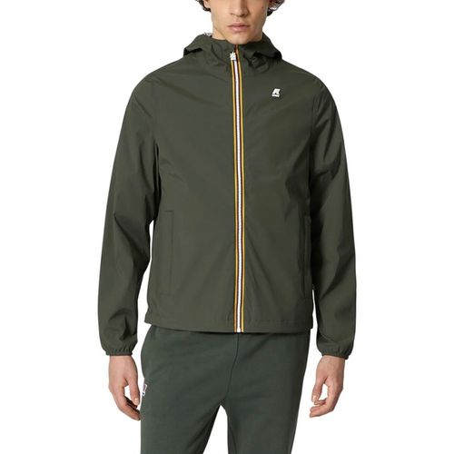 Giubbotto Giacca Jack Stretch Nylon Jersey Green Blackish - K-way - Modalova