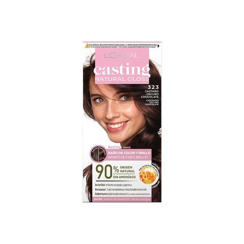 Tinta Casting Natural Gloss 323-castaño Oscuro Chocolate - L'oréal - Modalova