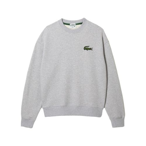 Felpa Unisex Loose Fit Sweatshirt - Gris - Lacoste - Modalova