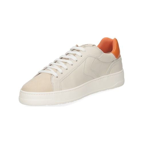 Sneakers Layton 100 nabuk nappa white orange - Voile blanche - Modalova