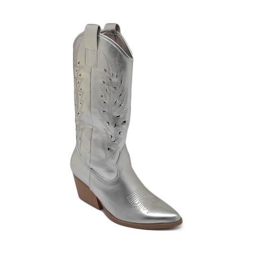 Stivali Stivali donna camperos texani stile western forati estivi argen - Malu Shoes - Modalova