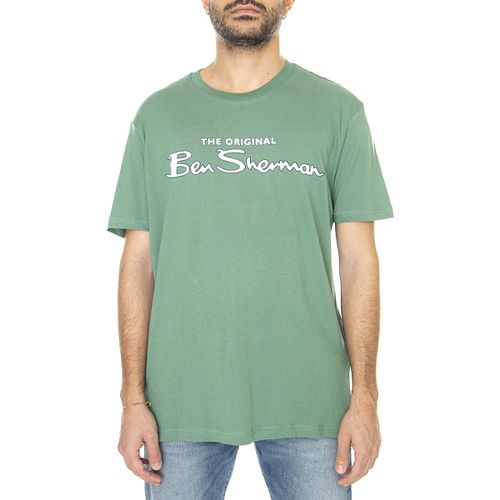 T-shirt & Polo Signature Logo Print Tee Grass Green - Ben Sherman - Modalova