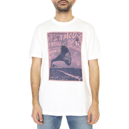 T-shirt & Polo Brighton Gramophone Tee Ivory - Ben Sherman - Modalova