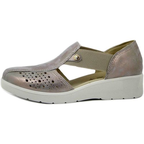 Scarpe Mocassini Donna Aperti, Pelle , Pianta Larga-355270 - Imac - Modalova