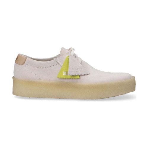 Classiche basse Alhcott Cup camoscio panna - Clarks - Modalova