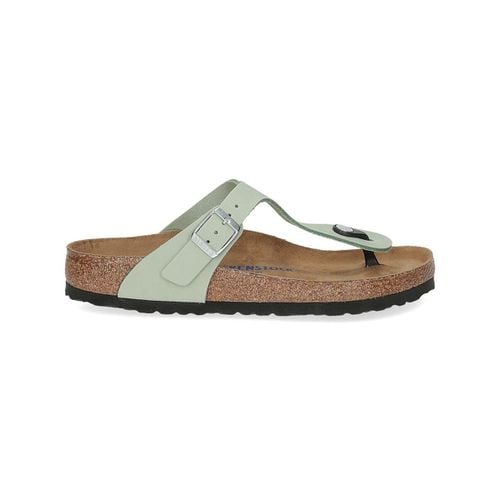 Ciabatte Gizeh 1023973 SFB matcha Nubuck Leather - Birkenstock - Modalova