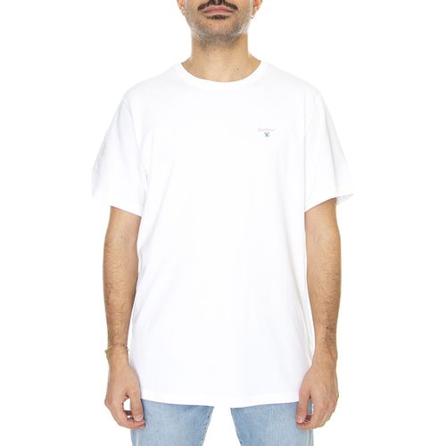 T-shirt & Polo Tartan Sports Tee White - Barbour - Modalova