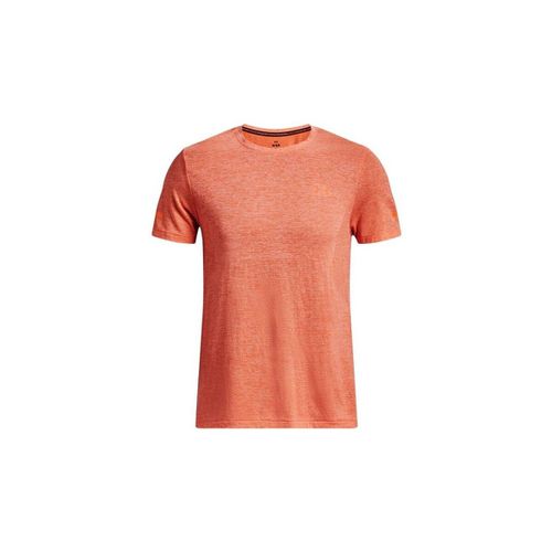 T-shirt T-shirt Seamless Uomo Frosted Orange/Reflective - Under armour - Modalova