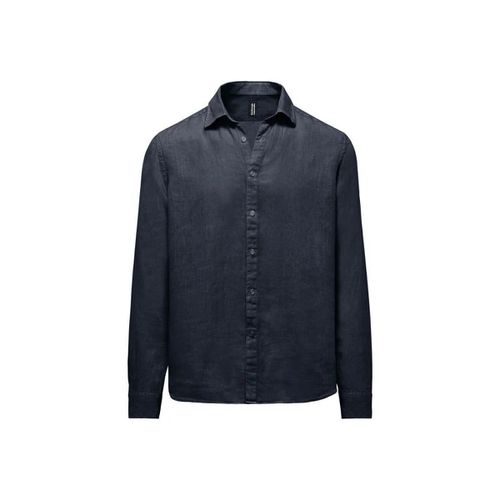 Camicia a maniche lunghe SM6402 T LI2-20 NAVY - Bomboogie - Modalova