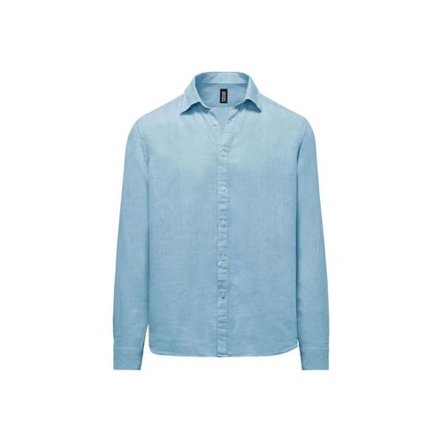 Camicia a maniche lunghe SM6402 T LI2-23 DUSTY SKY - Bomboogie - Modalova