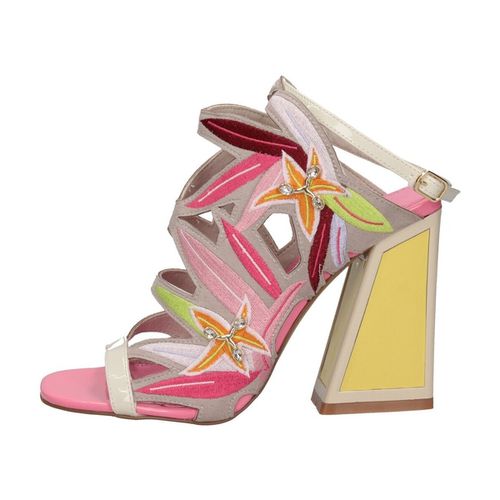 Sandali Exe' Dominic 540 Sandalo Donna giallo rosa multicolor - Exé Shoes - Modalova