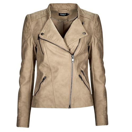 Giacca in pelle ONLAVA FAUX LEATHER BIKER OTW - Only - Modalova