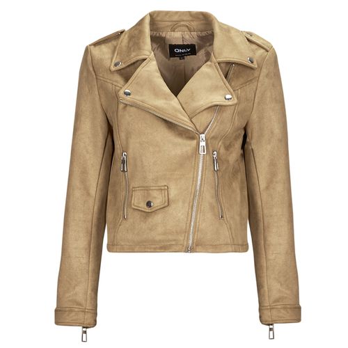 Giacca in pelle ONLSCOOTIE FAUX SUEDE BIKER JACKET OTW - Only - Modalova