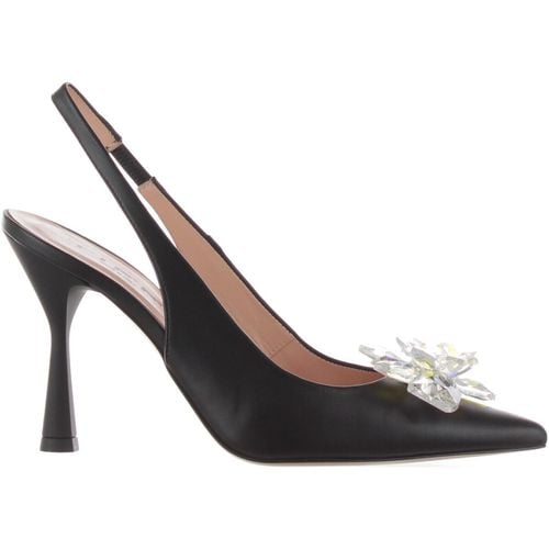 Scarpe Décolleté slingback in nappa con fiore - Tiffi - Modalova