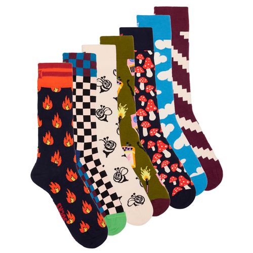 Calzini alti WILD WEEK SOCKS X7 - Happy socks - Modalova