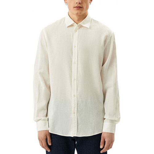 T-shirt & Polo Camicia In Lino Regular Fit Longlinen - Liu jo - Modalova