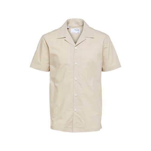 Camicia a maniche lunghe Regmeo - Oatmeal - Selected - Modalova