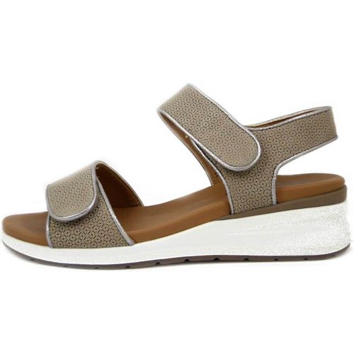 Sandali Sandalo Donna in Pelle, doppio Strap-28370B - Caprice - Modalova