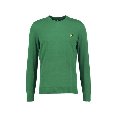 Maglione KN821V CREW NECK-W510 ENGLISH GREEN - Lyle & Scott - Modalova