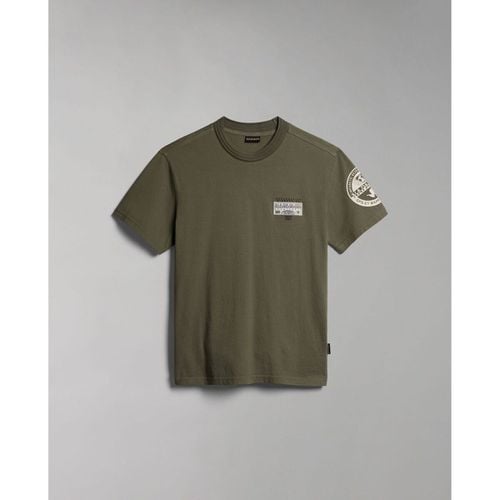 T-shirt & Polo S-AMUNDSEN NP0A4H6B-GAE GREEN LICHEN - Napapijri - Modalova