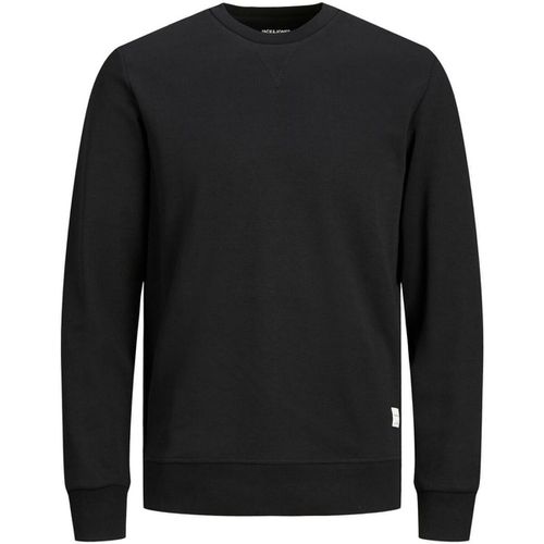 Felpa 12182567 BASIC CREW-BLACK - Jack & jones - Modalova