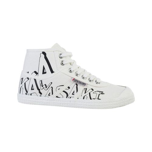 Sneakers Graffiti Canvas Boot K202415 1002 White - Kawasaki - Modalova