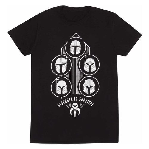 T-shirts a maniche lunghe Strength Is Survival - Star Wars: The Mandalorian - Modalova