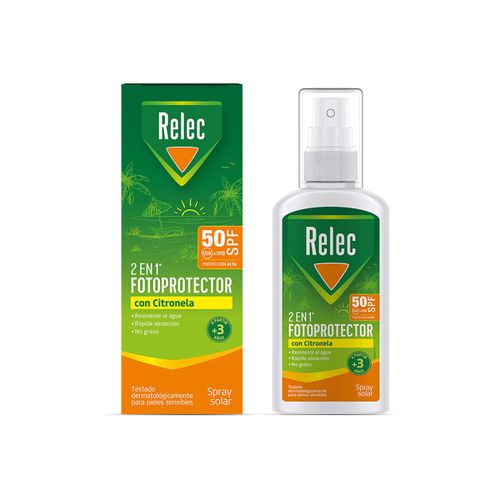 Accessori per il corpo Fotoprotettore Solare 2 In 1 Spray Alla Citronella Spf50 - Relec - Modalova