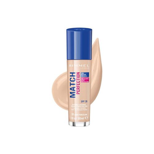 Fondotinta & primer Match Perfection Foundation - 10 Light Porcelain - Rimmel London - Modalova