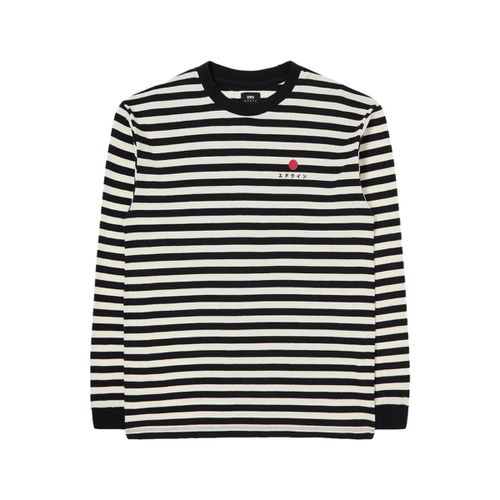 T-shirt & Polo Basic Stripe T-Shirt LS - Black/White - Edwin - Modalova