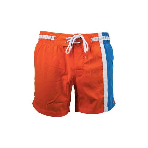 Costume / Bermuda da spiaggia Boxer mare Uomo con banda laterale - Bikkembergs - Modalova