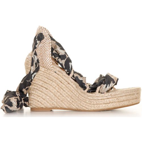 Scarpe Espadrillas Sandalo Jorgelina in tessuto maculato con zeppa - Castaner Dvf - Modalova