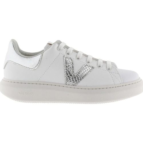 Sneakers basse MILAN EFECTO PIEL METAL - Victoria - Modalova