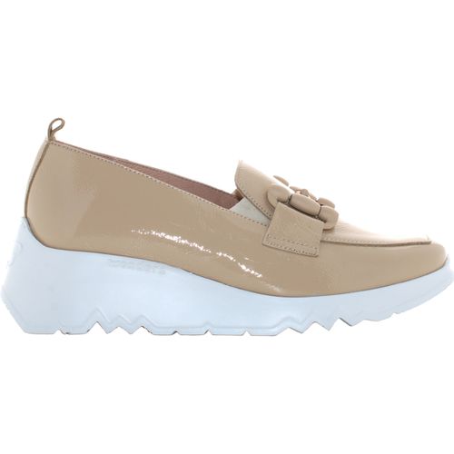 Sneakers basse donna mocassini con zeppa E-6723 DANCE NATURALE - Wonders - Modalova