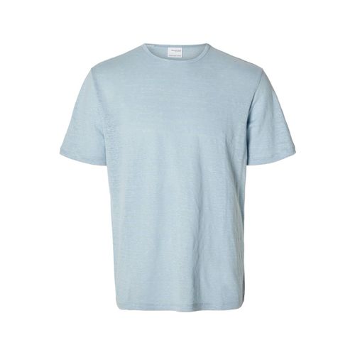 T-shirt & Polo T-Shirt Bet Linen - Cashmere - Selected - Modalova