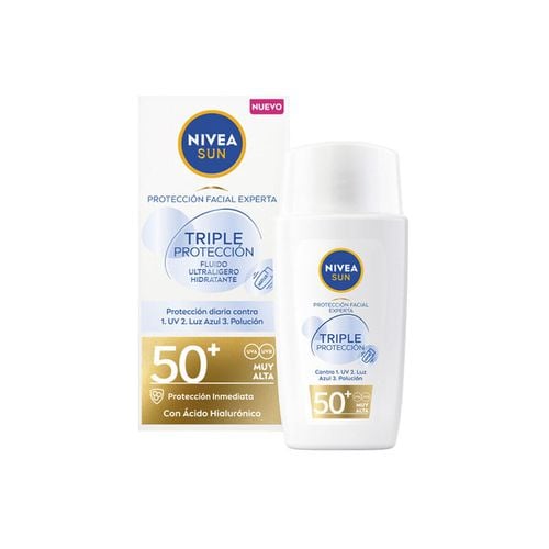 Protezione solari Sun Tripla Protezione Fluido Viso Ultraleggero Spf50+ - Nivea - Modalova