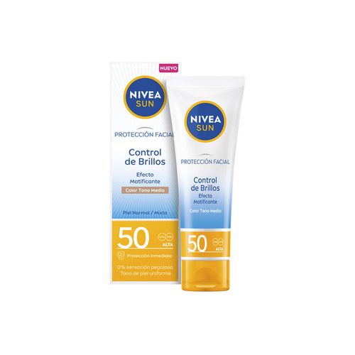 Protezione solari Sun Control Shine Viso Opacizzante Medio Spf50 - Nivea - Modalova