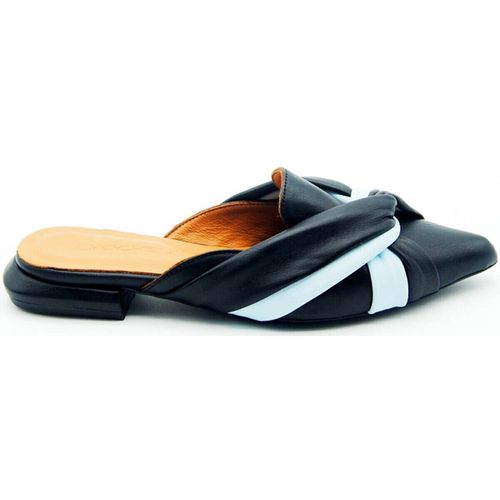 Sandali S23118 Sabot Donna NERO BIANCO - Hersuade - Modalova