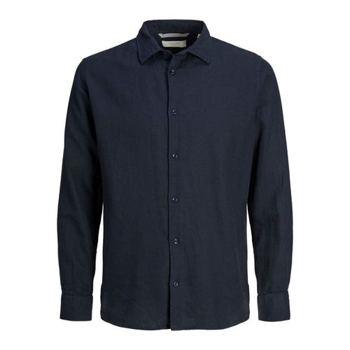 Camicia a maniche lunghe 12225707 LAYNE-PERFECT NAVY - Jack & jones - Modalova