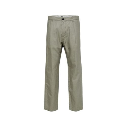 Pantaloni Relaxed Jones Linen - Vetiver - Selected - Modalova