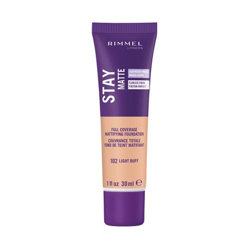 Fondotinta & primer Stay Matte Liquid Mousse Foundation - 102 Light Buff - Rimmel London - Modalova