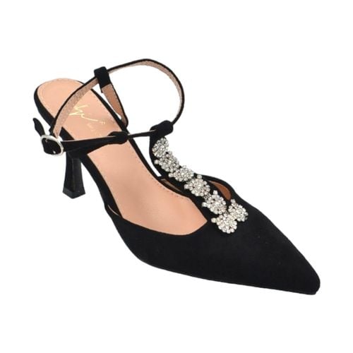 Scarpe Scarpe decollete donna punta slingback in raso applicazion - Malu Shoes - Modalova