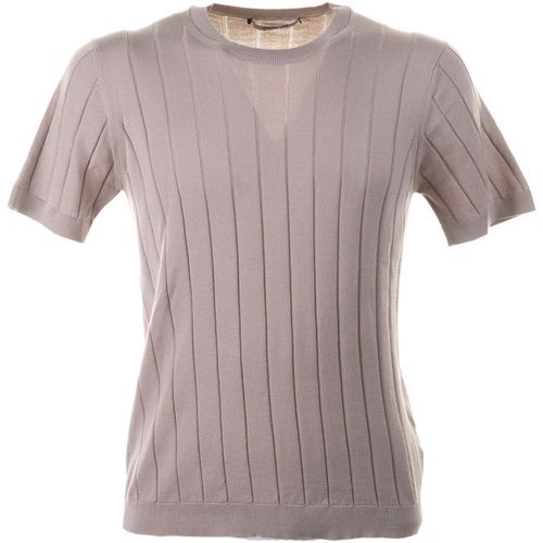 T-shirt & Polo T-shirt beige in maglia leggera - Tagliatore - Modalova