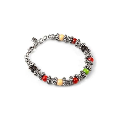 Bracciale AREJO-BLACK/RED/GREEN - Cryady - Modalova