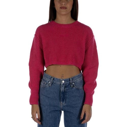 Felpa Shopart Maglione Crop Fuxia - Shopart - Modalova