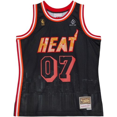 Maglietta intima Maillot Miami Heat Nicky Jam Swingman - Mitchell And Ness - Modalova