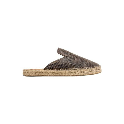 Scarpe Espadrillas Mule W - Print Snake Brown - Paez - Modalova