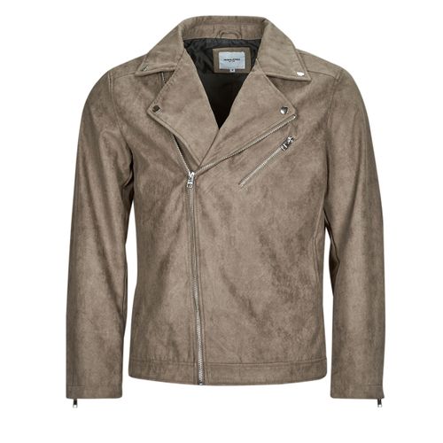 Giacca in pelle JJROCKY FAUX SUEDE BIKER JACKET - Jack & jones - Modalova