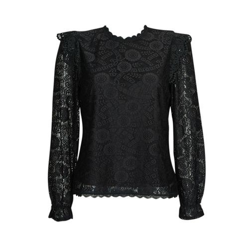 Camicia PCOLLINE LS LACE TOP NOOS BC - Pieces - Modalova