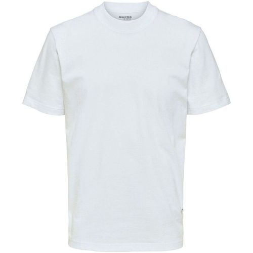 T-shirt & Polo 16077385 RELAXCOLMAN-BRIGHT WHITE - Selected - Modalova